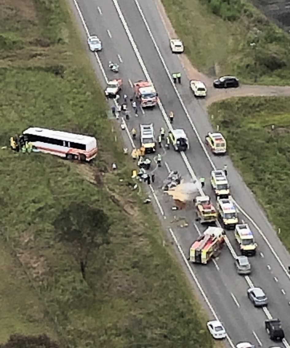 Police Investigating Huge Crash That Shut New England Highway For Hours